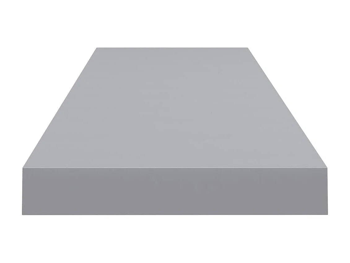 Étagères murales murales 2 pcs gris 90x23,5x3,8 cm MDF OFR14671 BonneVie Meuble