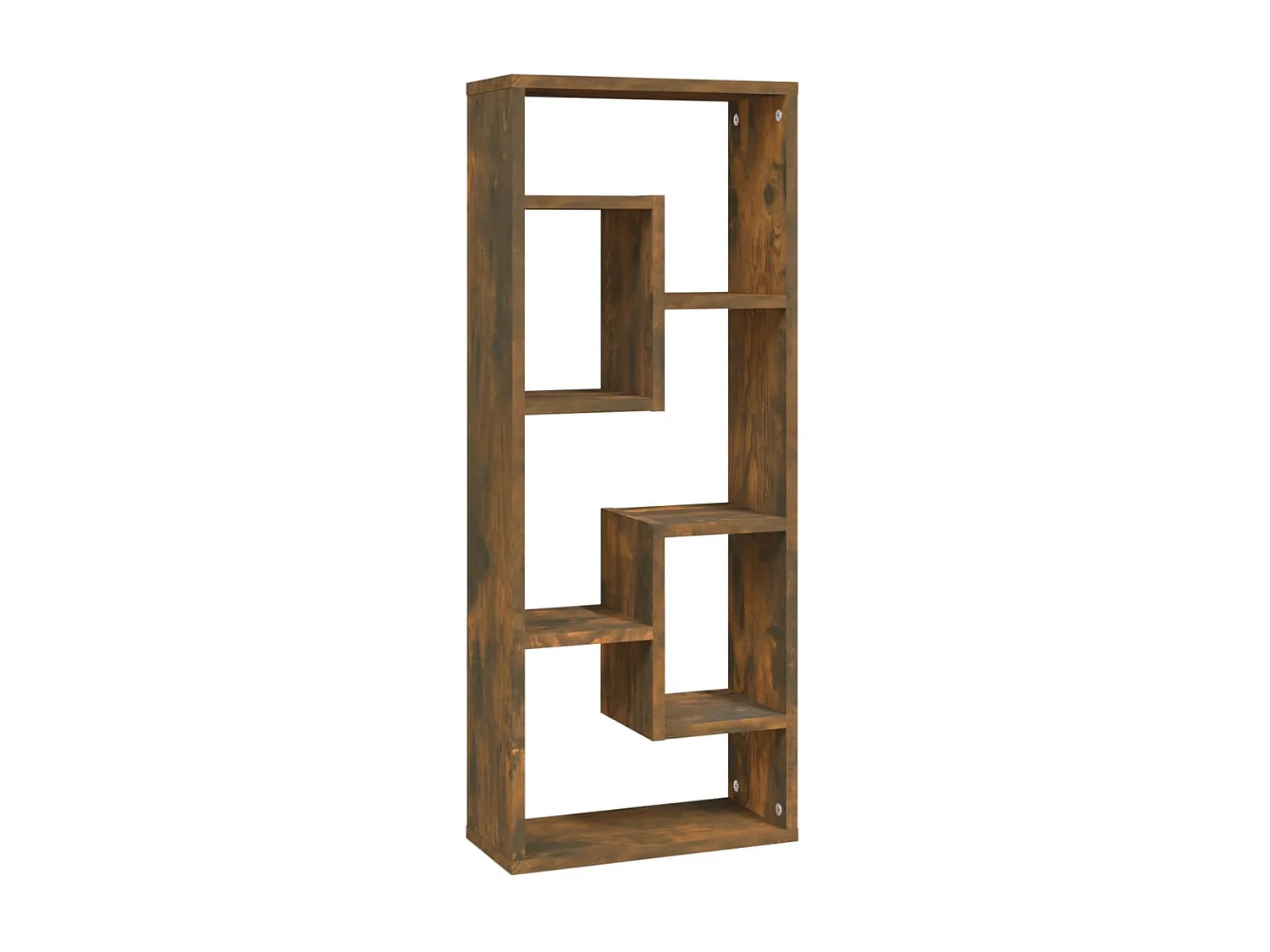 Étagère murale Chêne fumé 36x16x90 cm Bois d'ingénierie OFR47941 BonneVie Meuble