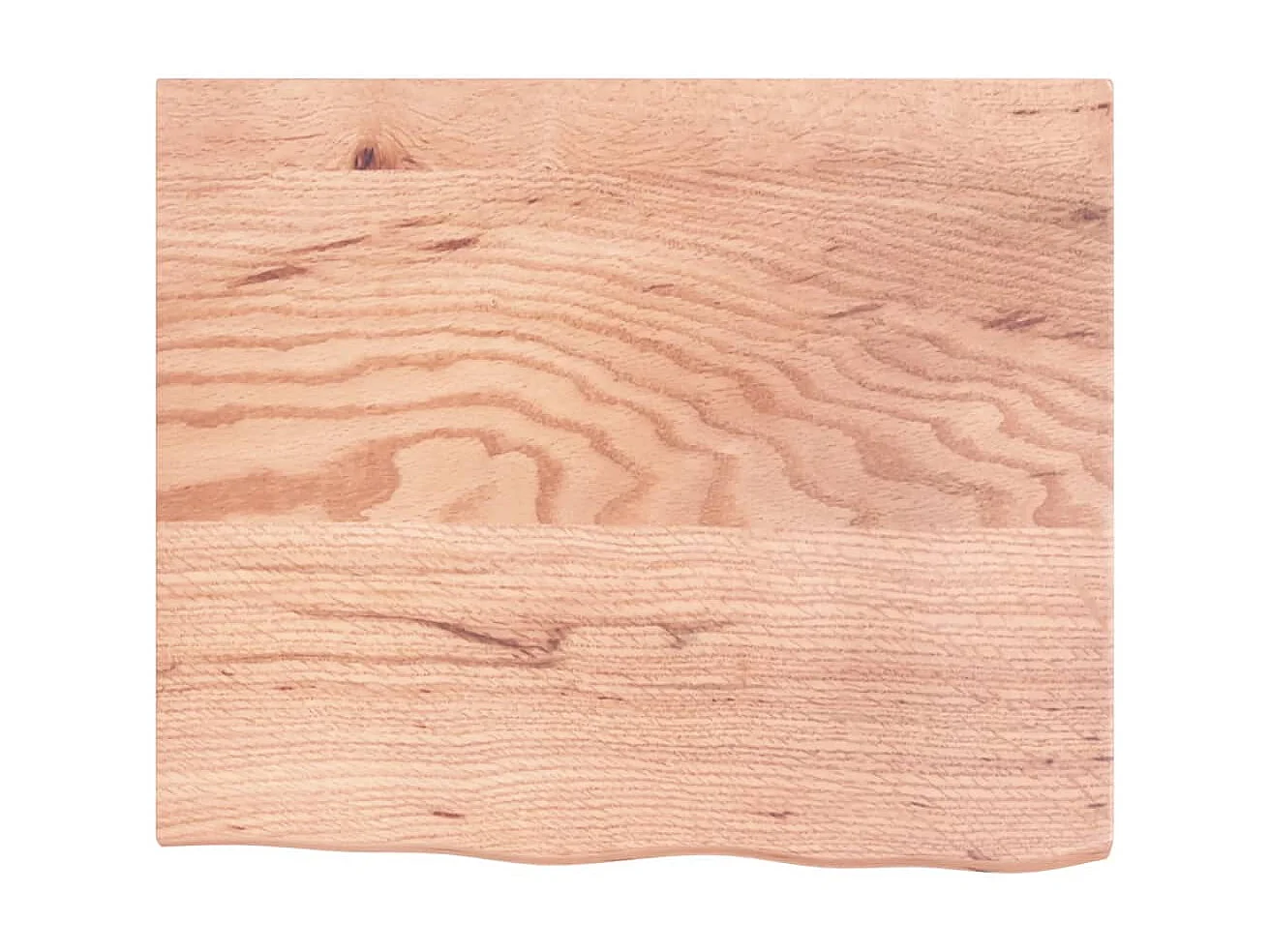 Estante de pared madera de roble tratada marrón claro 60x50x2cm ES55594