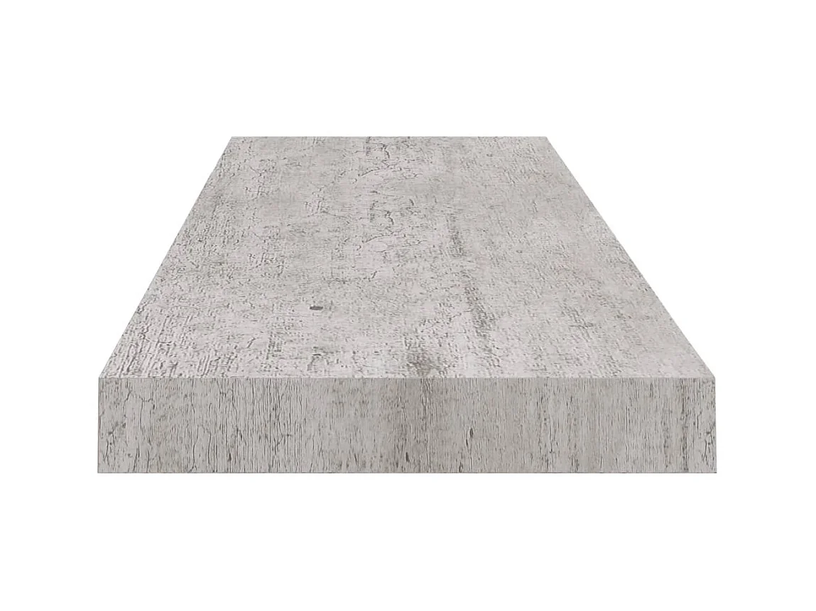 Wandschap zwevend 80x23,5x3,8 cm MDF betongrijs NL967027