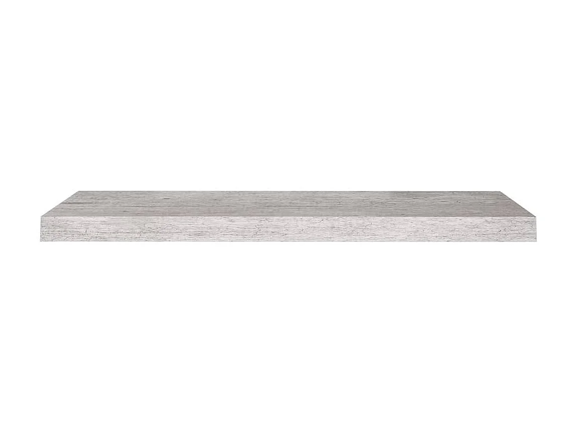 Étagère murale murale Gris béton 80x23,5x3,8 cm MDF OFR94361 BonneVie Meuble