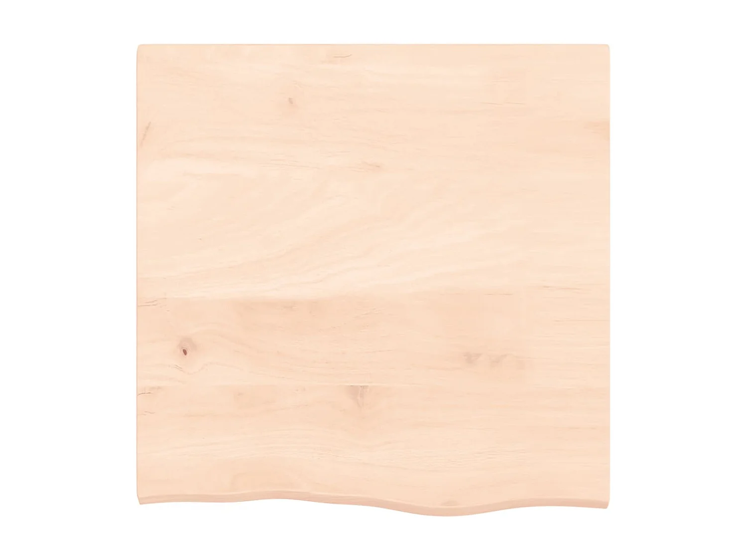 Étagère murale 60x60x2 cm bois de chêne massif non traité OFR23636 BonneVie Meuble