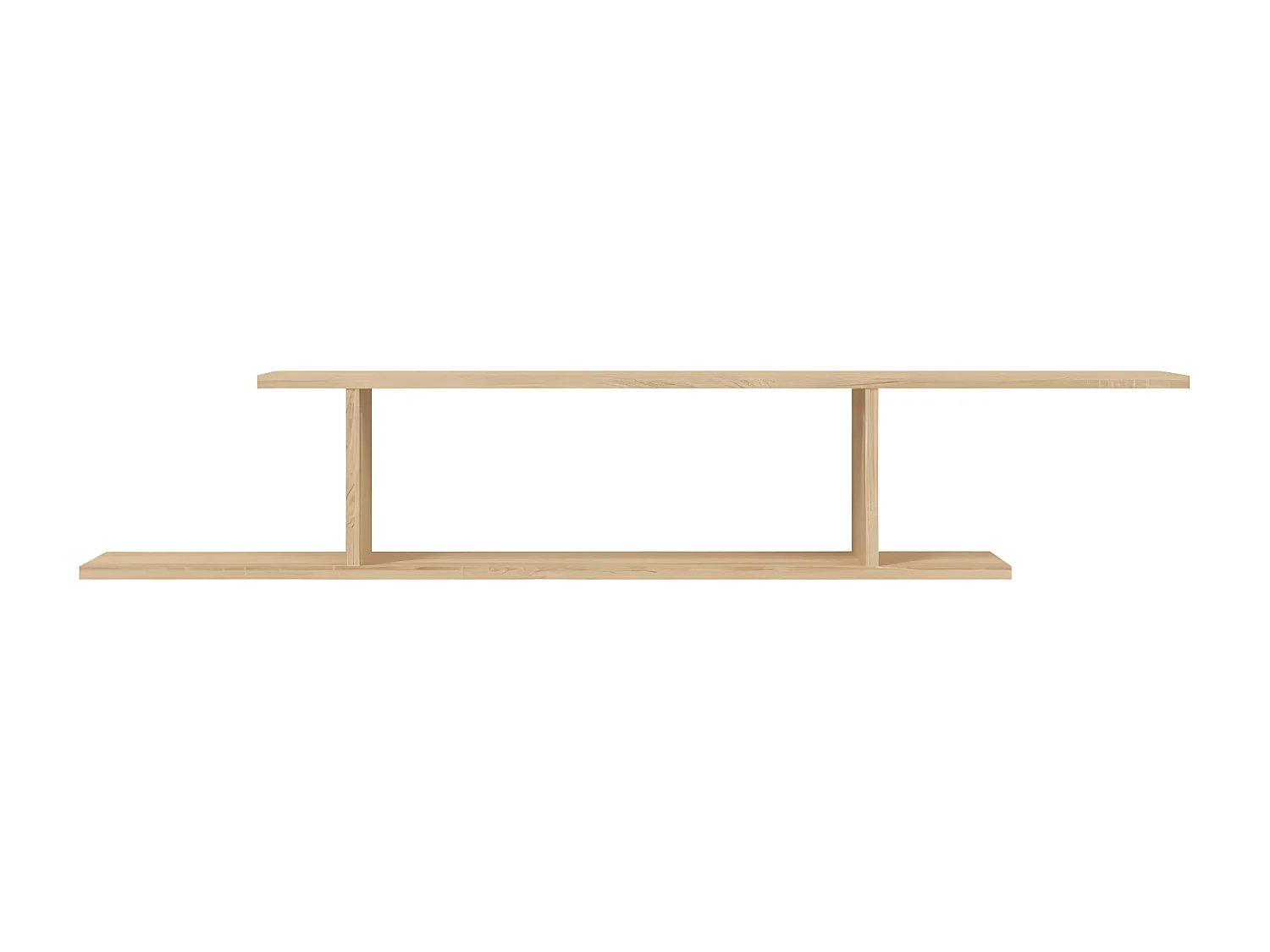 Tv-wandschap 125x18x23 cm spaanplaat sonoma eikenkleurig NL735859