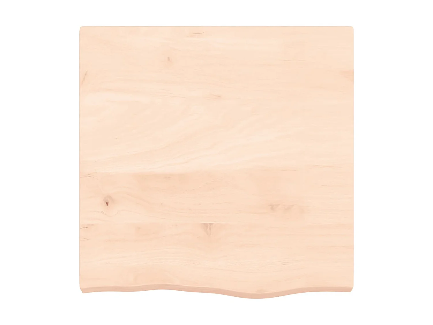 Prateleira de parede 60x60x(2-6) cm carvalho maciço não tratado PT258503