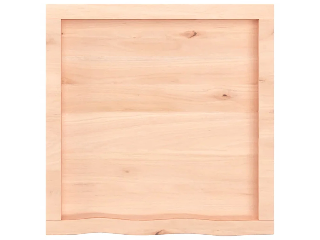 Prateleira de parede 60x60x(2-6) cm carvalho maciço não tratado PT258503