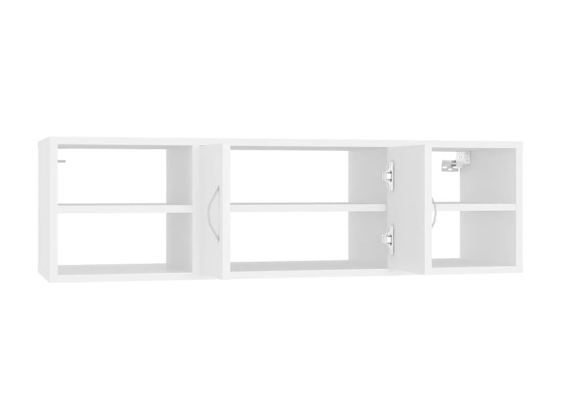 Étagère murale Blanc 102x30x29 cm Aggloméré OFR78911 BonneVie Meuble