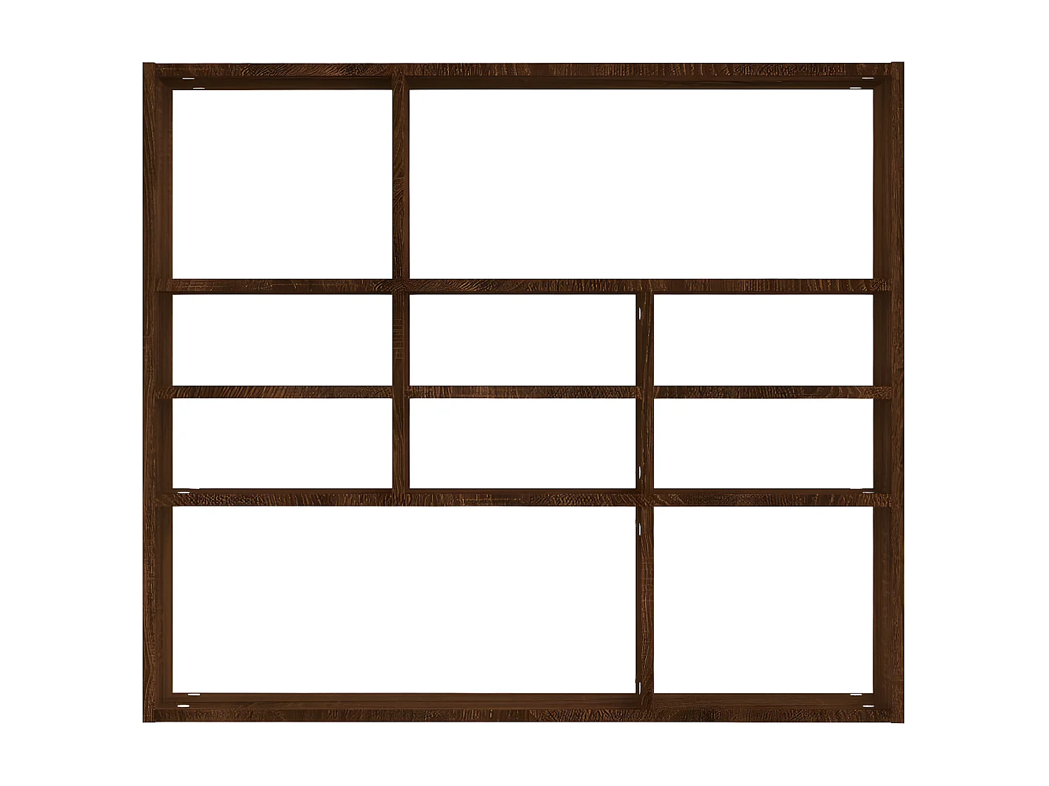 Estantería de pared madera ingeniería roble marrón 90x16x78 cm ES79114