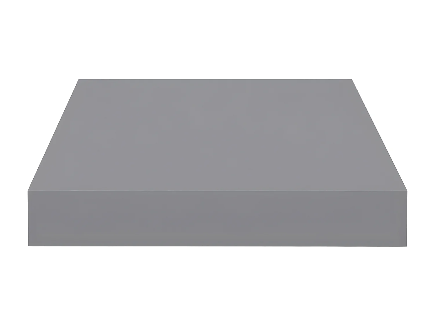 Estantes de pared de pared 4 uds MDF gris 23x23,5x3,8 cm ES73966