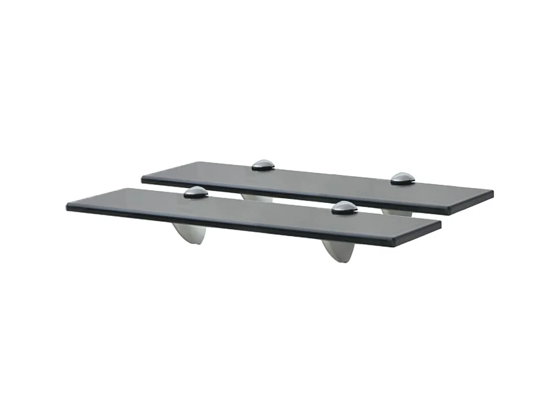 Étagères murales 2 pcs Verre 40 x 10 cm 8 mm OFR42250 BonneVie Meuble