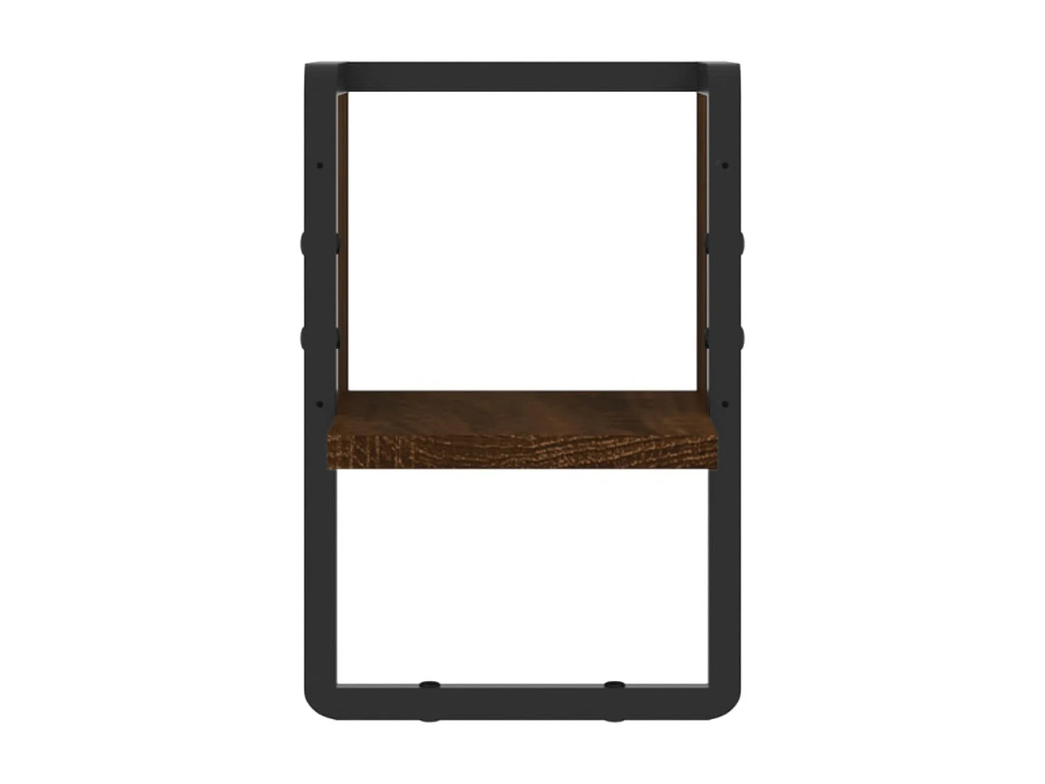 Prateleira de parede com barra 20x25x30 cm carvalho castanho PT769564