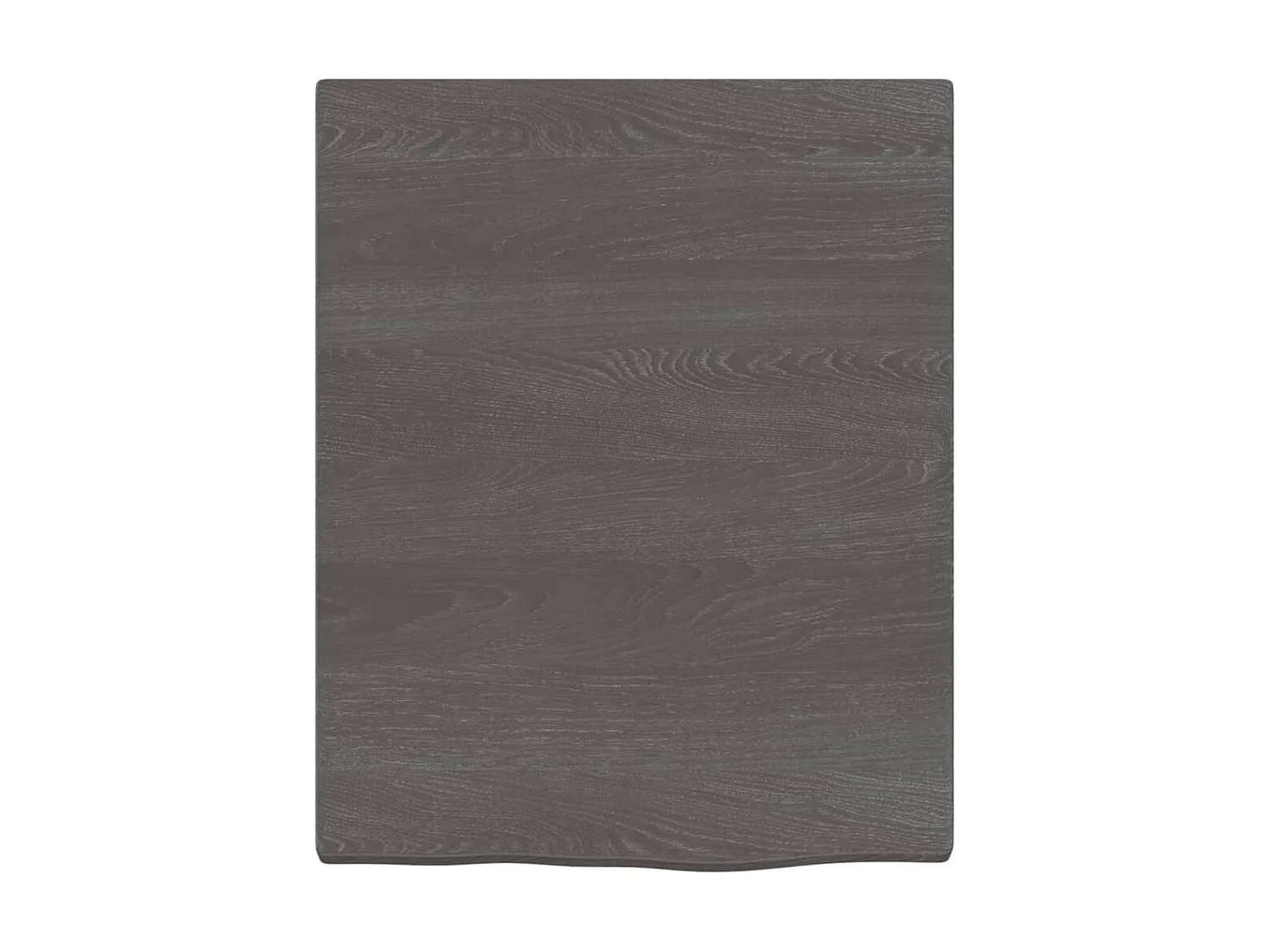 Étagère murale marron foncé 40x50x2 cm bois chêne massif traité OFR35449 BonneVie Meuble