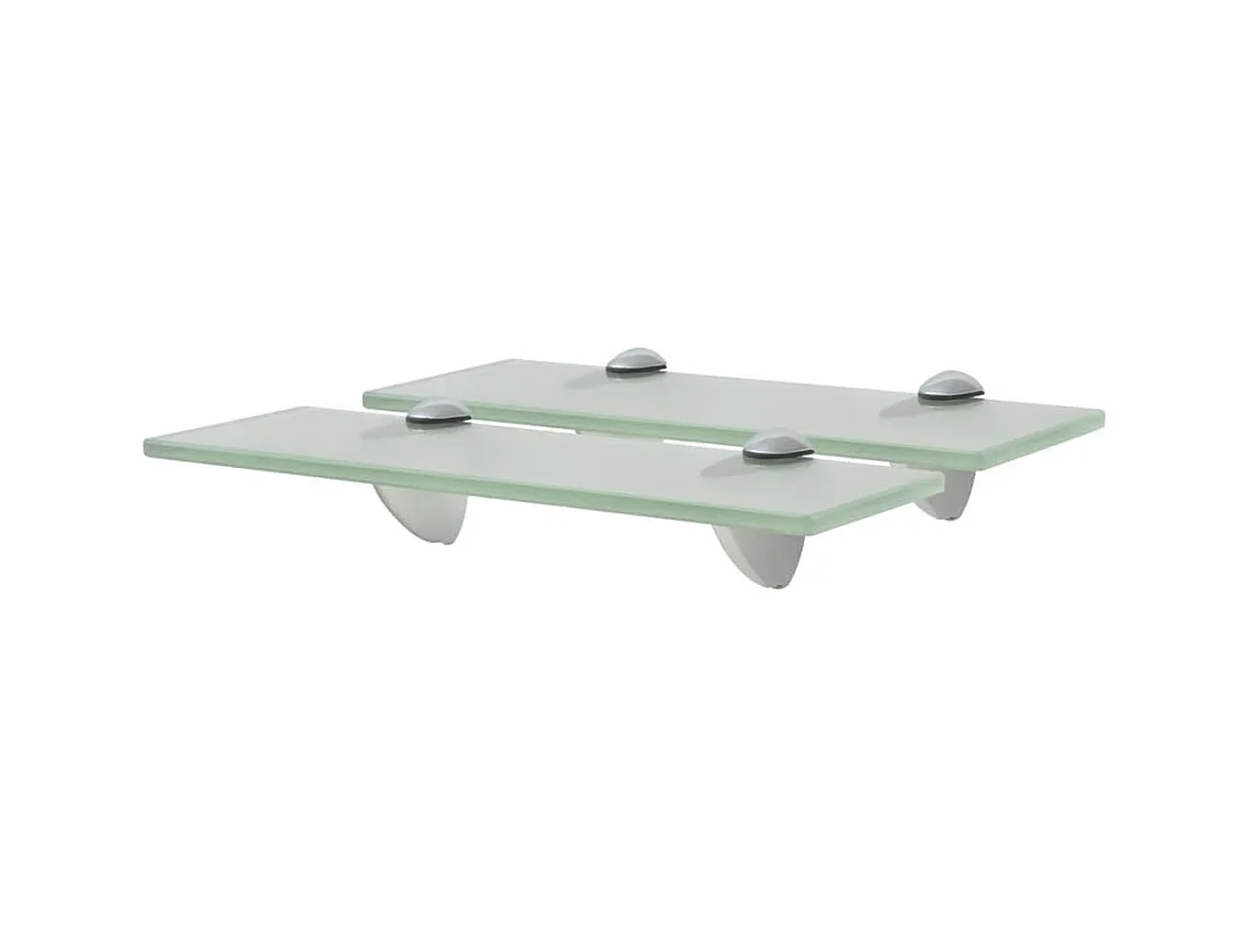 Étagères murales 2 pcs Verre 30 x 20 cm 8 mm OFR26715 BonneVie Meuble