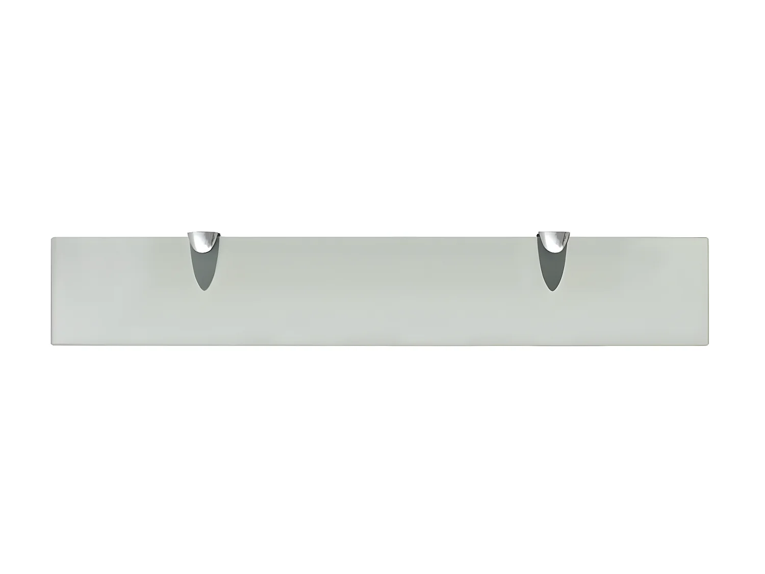 Zwevend schap 60x10 cm 8 mm glas NL808847