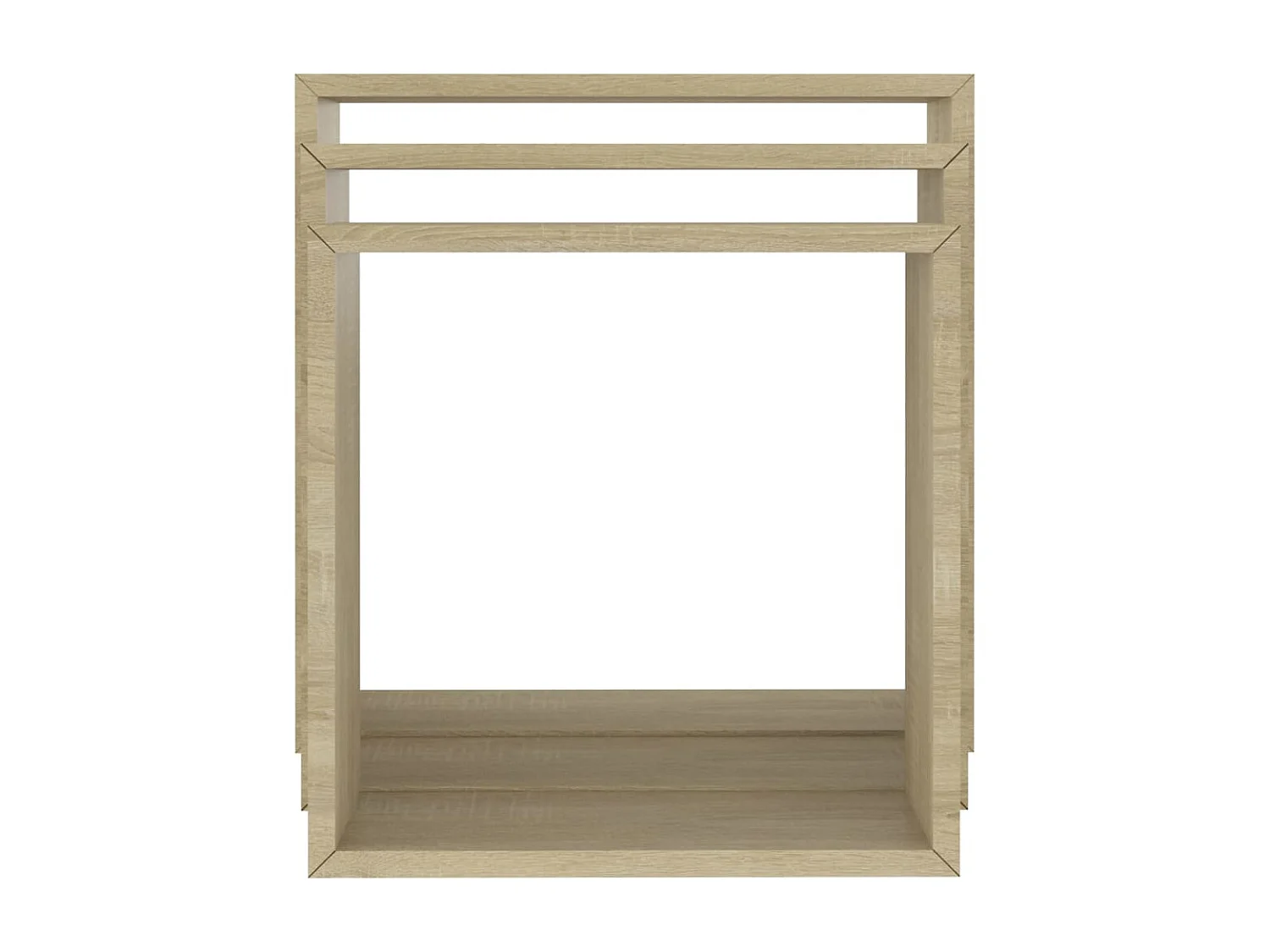 Étagères murales sous forme de cube 3 pcs Chêne sonoma OFR44442 BonneVie Meuble