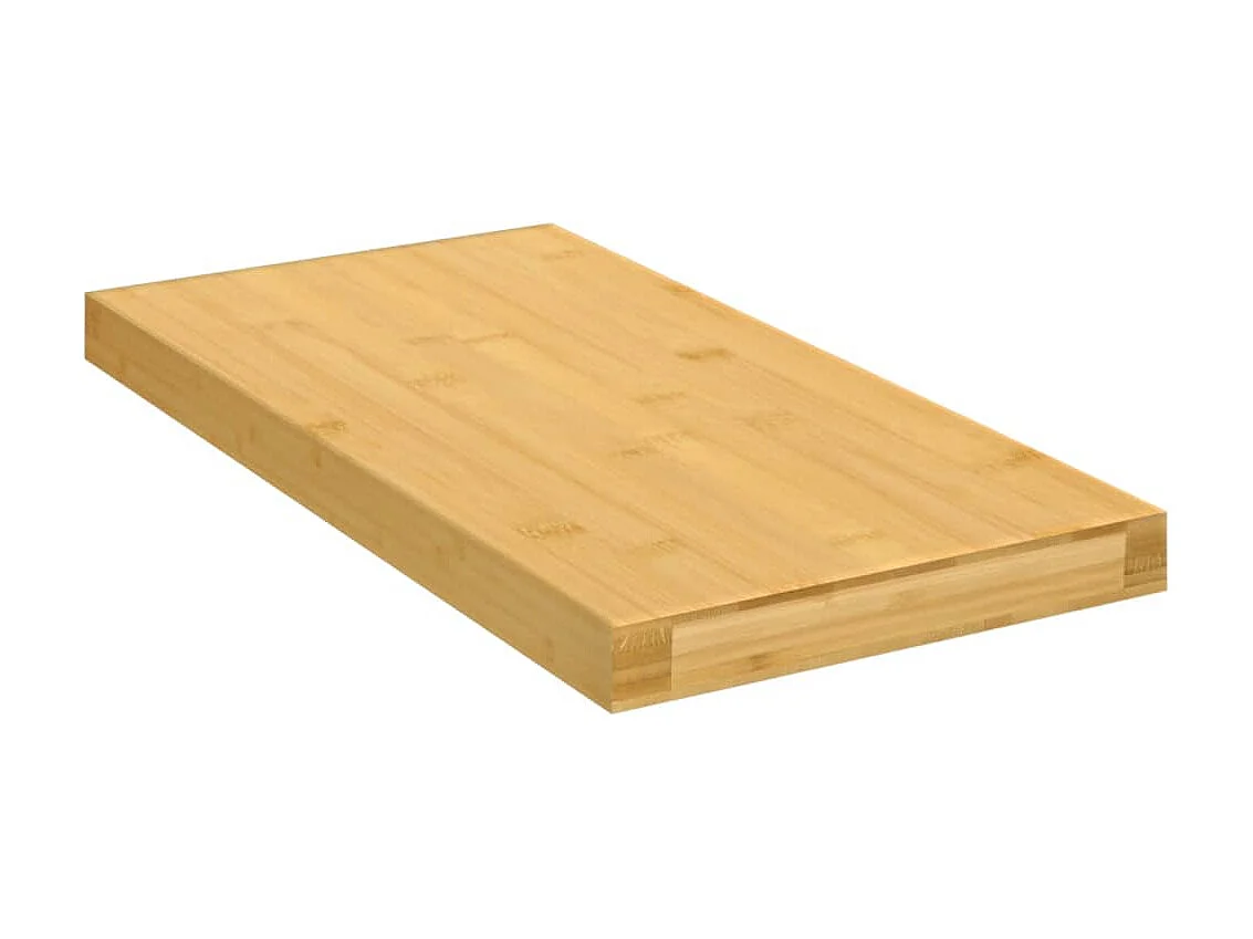 Étagère murale 40x20x2,5 cm bambou OFR30876 BonneVie Meuble