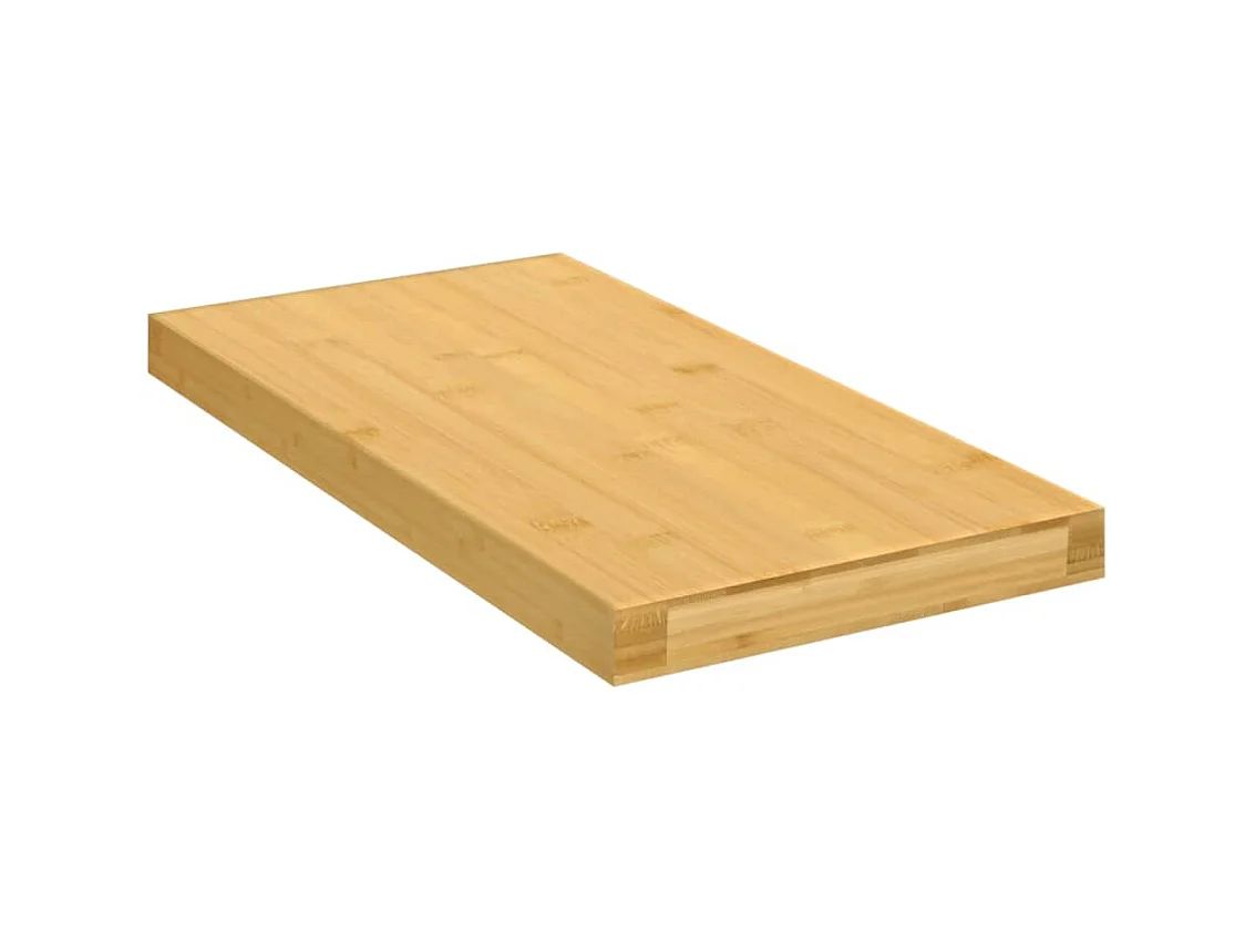 Étagère murale 40x20x2,5 cm bambou OFR30876 BonneVie Meuble