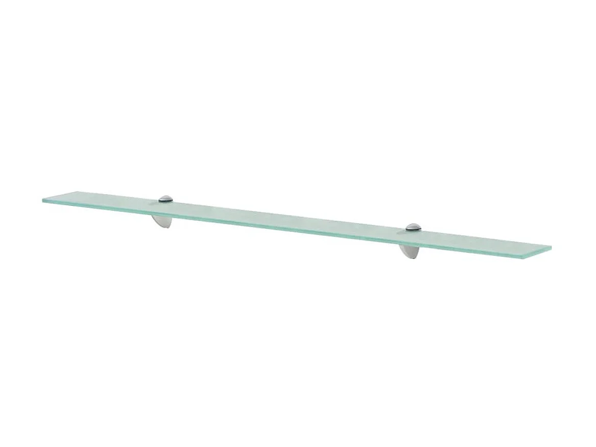 Schappen zwevend 2 st 100x10 cm 8 mm glas NL607944