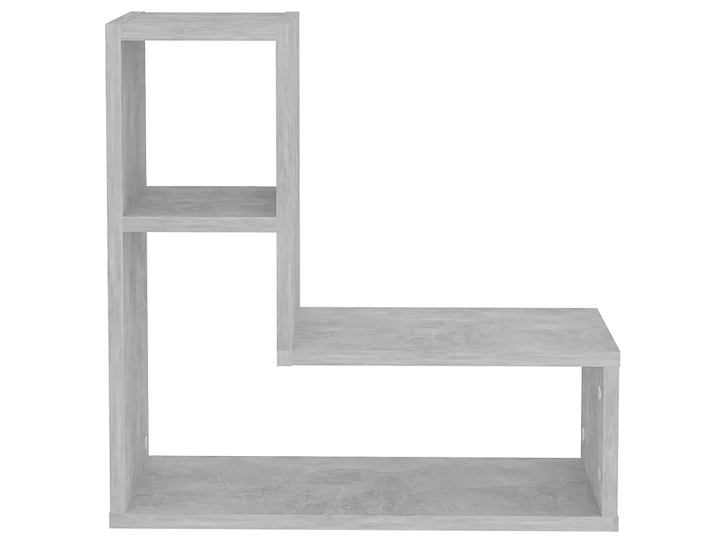 Étagères murales 2 pcs Gris béton 50x15x50 cm Aggloméré OFR62601 BonneVie Meuble