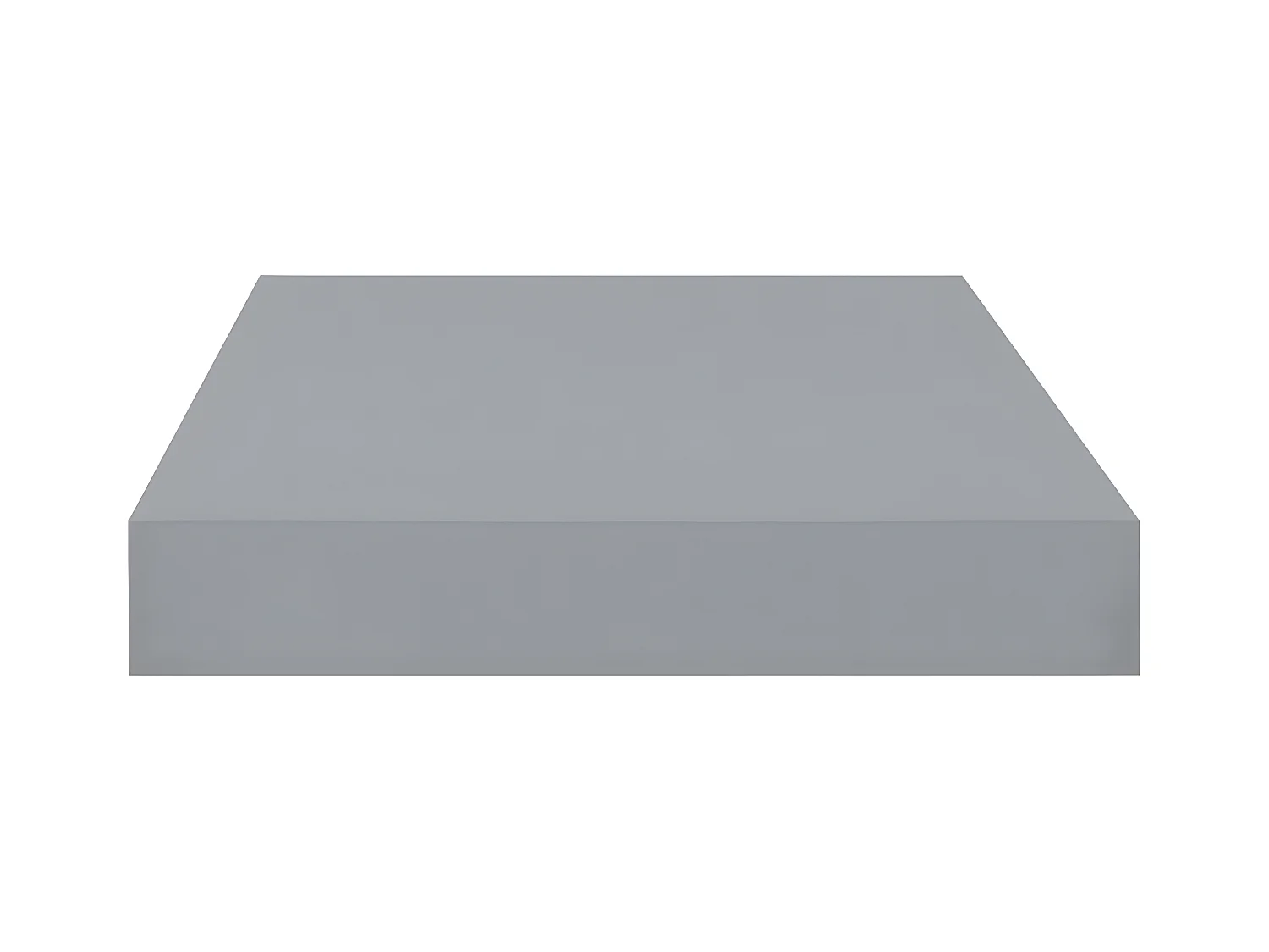 Wandschap zwevend 40x23x3,8 cm MDF grijs NL720904