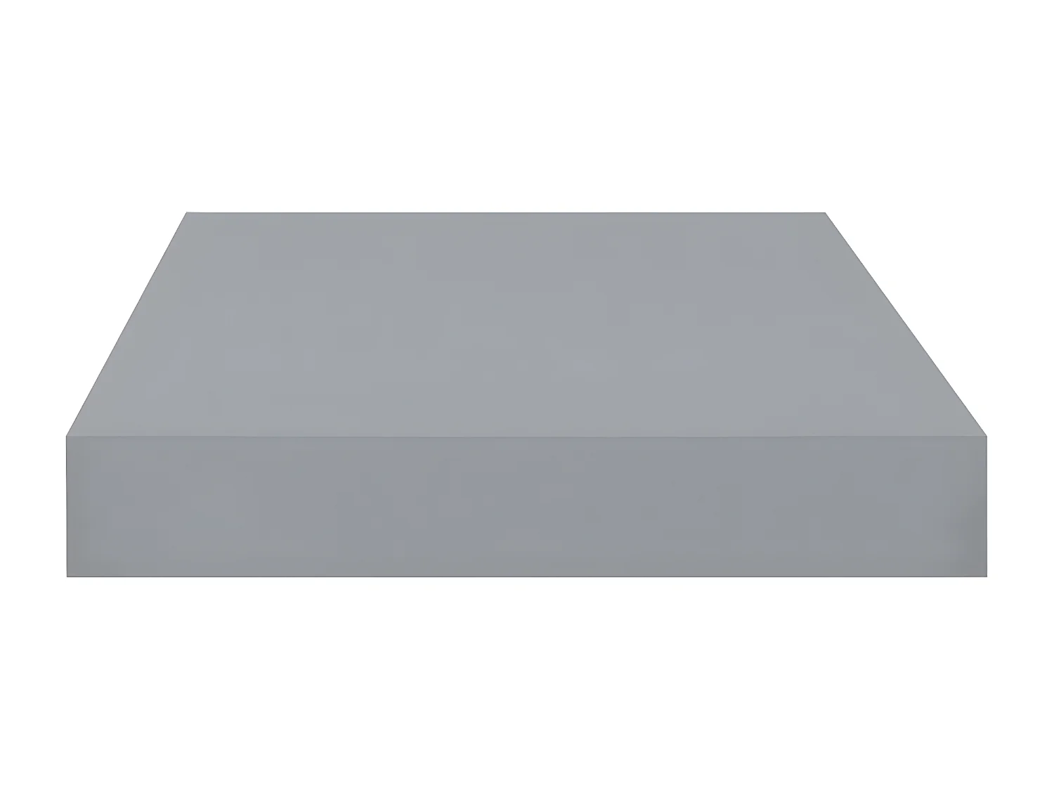Étagère murale murale gris 40x23x3,8 cm MDF OFR97271 BonneVie Meuble