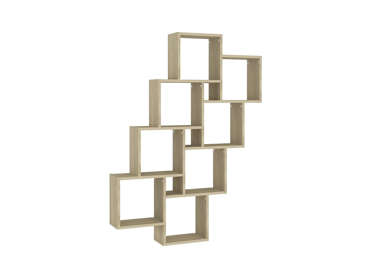 Estante de parede cúbica 90x15x119 cm contrapl. carvalho sonoma PT718867