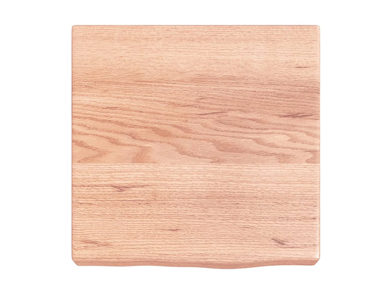 Étagère murale marron clair bois chêne massif traité OFR73513 BonneVie Meuble