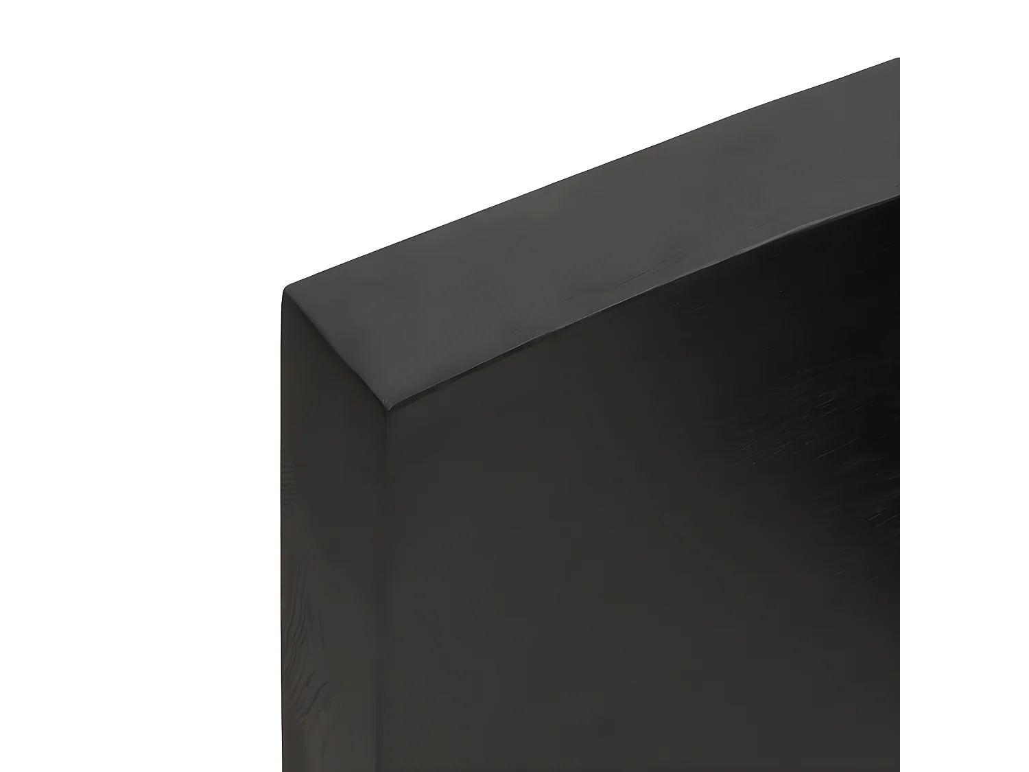 Étagère murale marron foncé 100x20x6cm bois chêne massif traité OFR17131 BonneVie Meuble