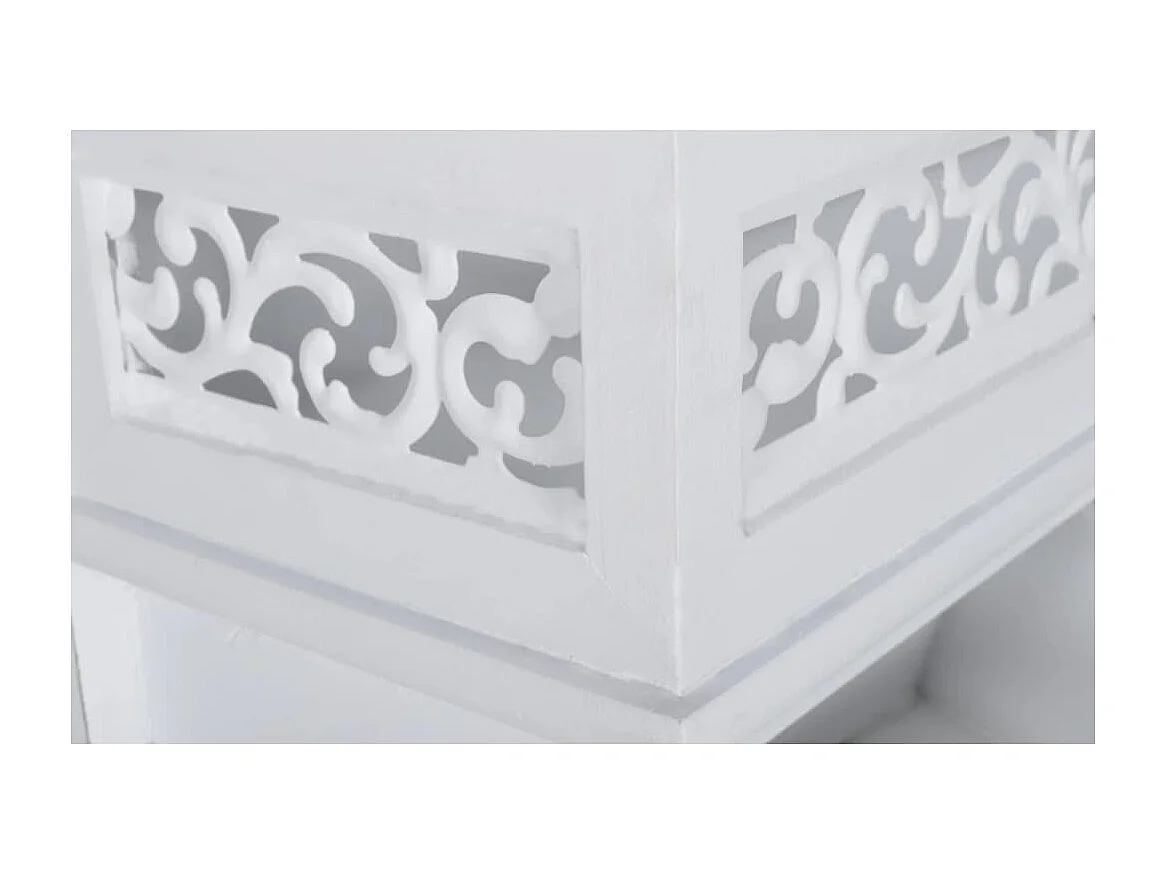 Étagère murale avec 3 tiroirs 2 crochets OFR85858 BonneVie Meuble