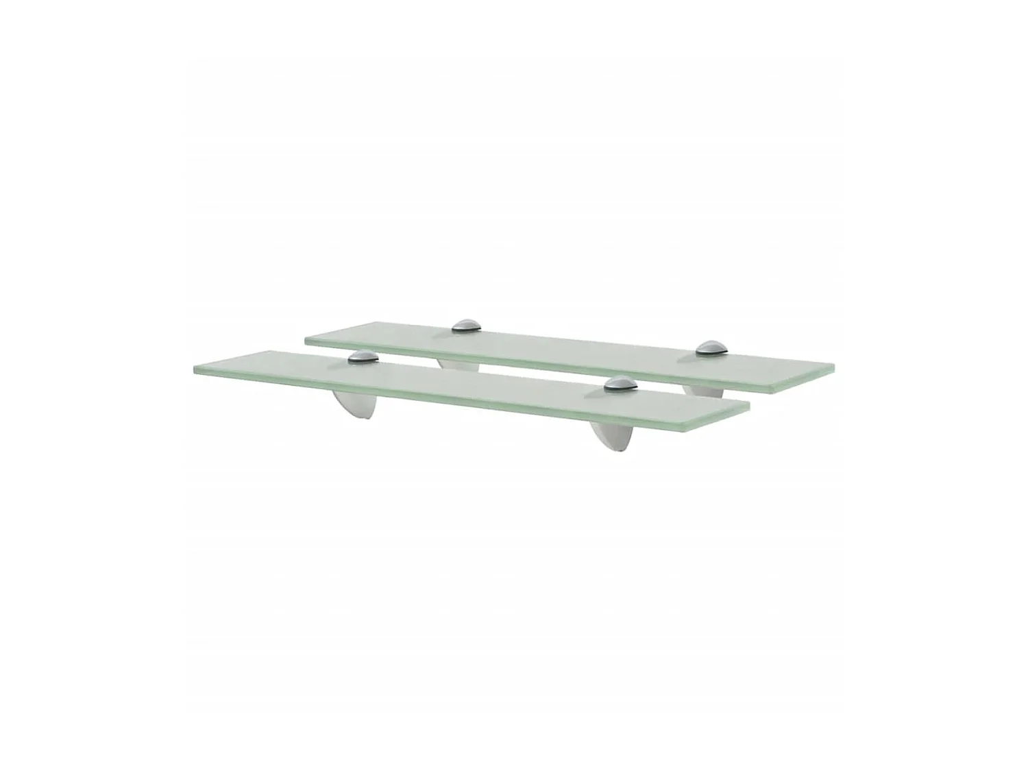 Schappen zwevend 2 st 50x20 cm 8 mm glas NL165182