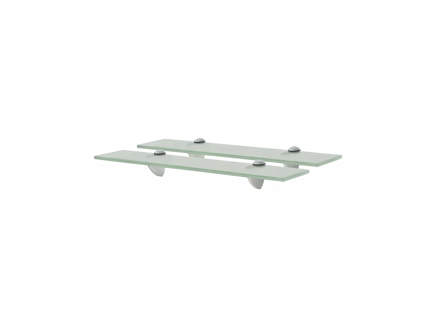 Étagères murales 2 pcs Verre 50 x 20 cm 8 mm OFR50515 BonneVie Meuble