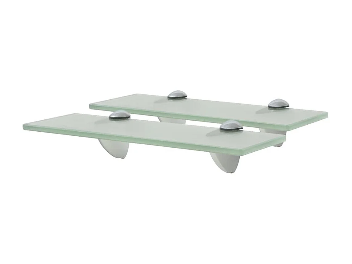 Schappen zwevend 2 st 30x10 cm 8 mm glas NL210461