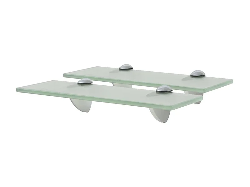 Schappen zwevend 2 st 30x10 cm 8 mm glas NL210461