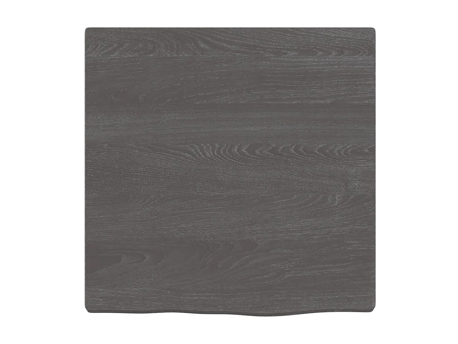 Étagère murale marron foncé 40x40x2 cm bois chêne massif traité OFR55553 BonneVie Meuble
