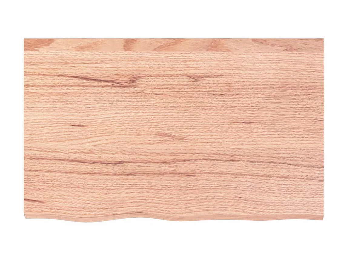 Prateleira de parede 80x50x(2-4) cm carvalho tratado castanho PT853699