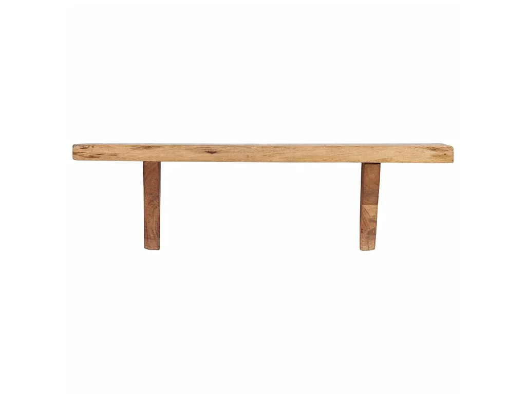 Étagères murales 2 pcs 60x20x18 cm Bois d'acacia massif OFR44258 BonneVie Meuble