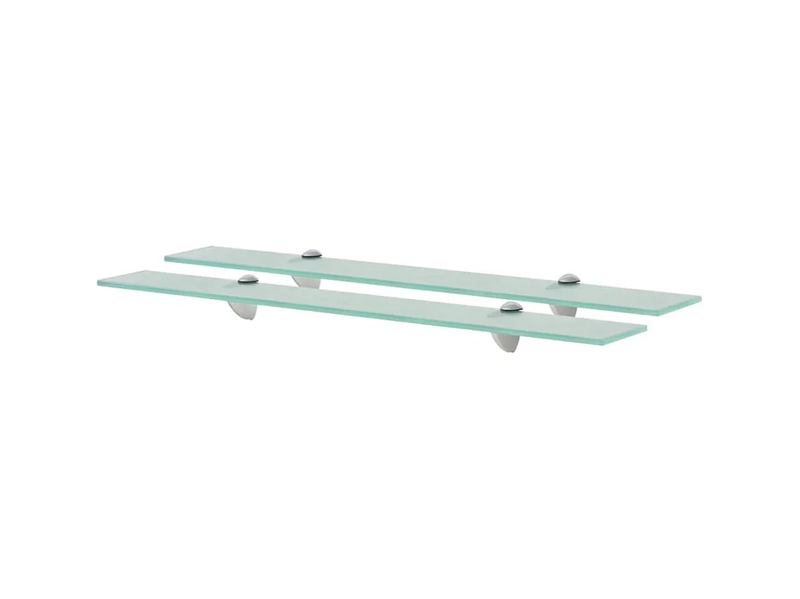 Étagères murales 2 pcs Verre 70 x 10 cm 8 mm OFR98622 BonneVie Meuble