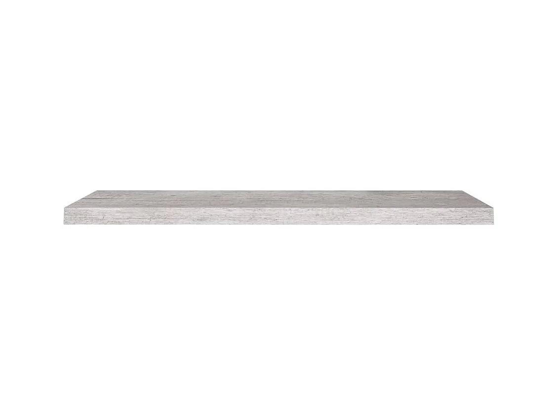 Estante de pared de pared gris hormigón MDF 90x23,5x3,8 cm ES67390