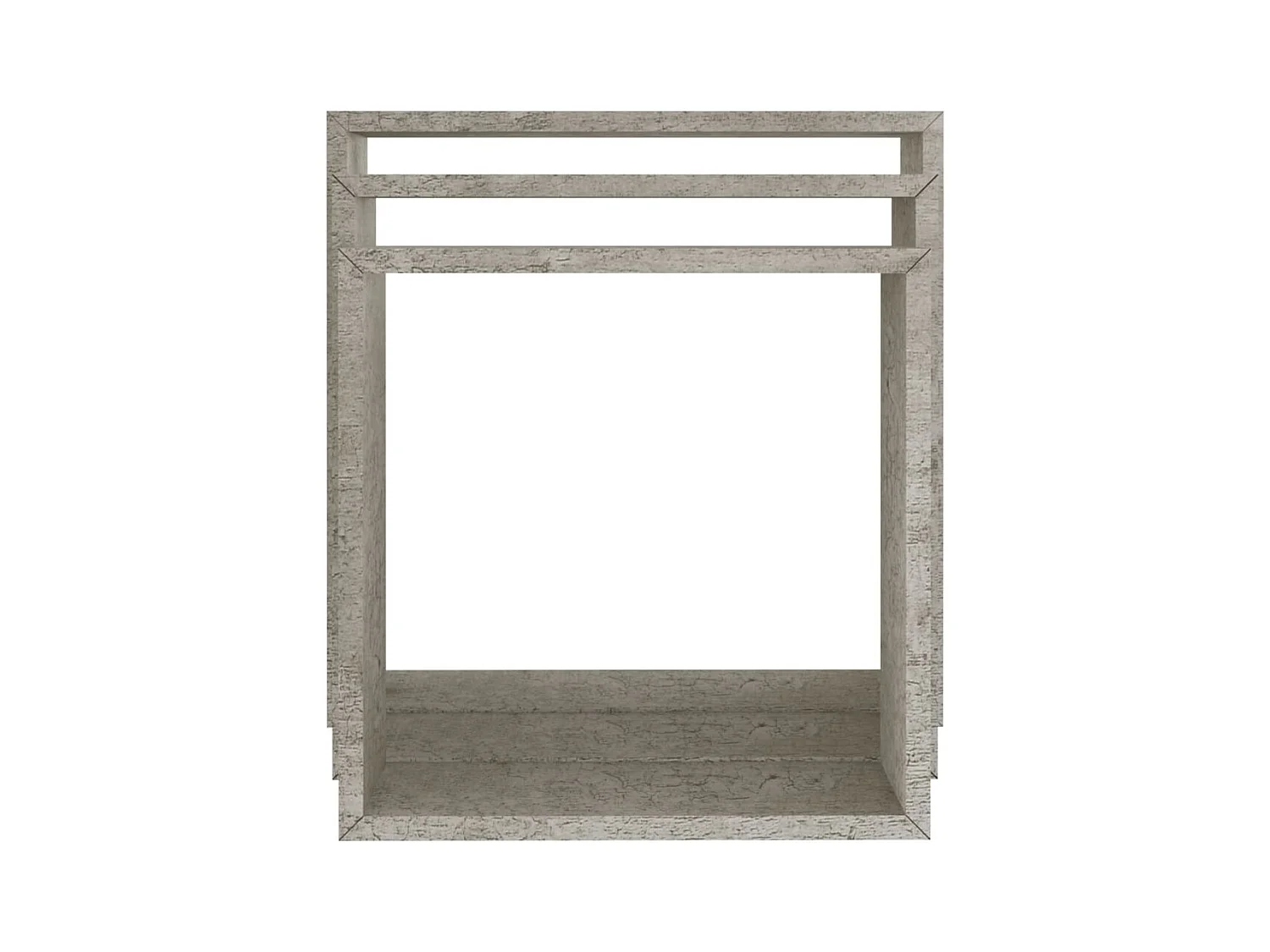 Estantes cubo de pared 3 unidades gris hormigón ES99846