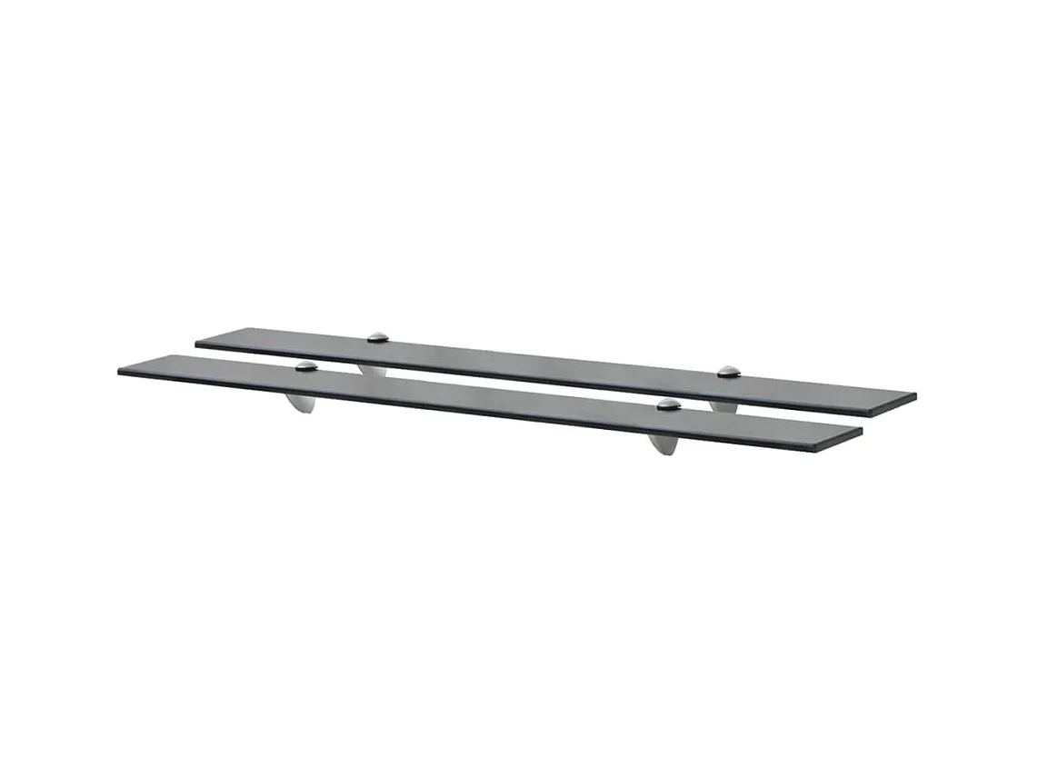 Étagères murales 2 pcs Verre 90 x 10 cm 8 mm OFR64167 BonneVie Meuble