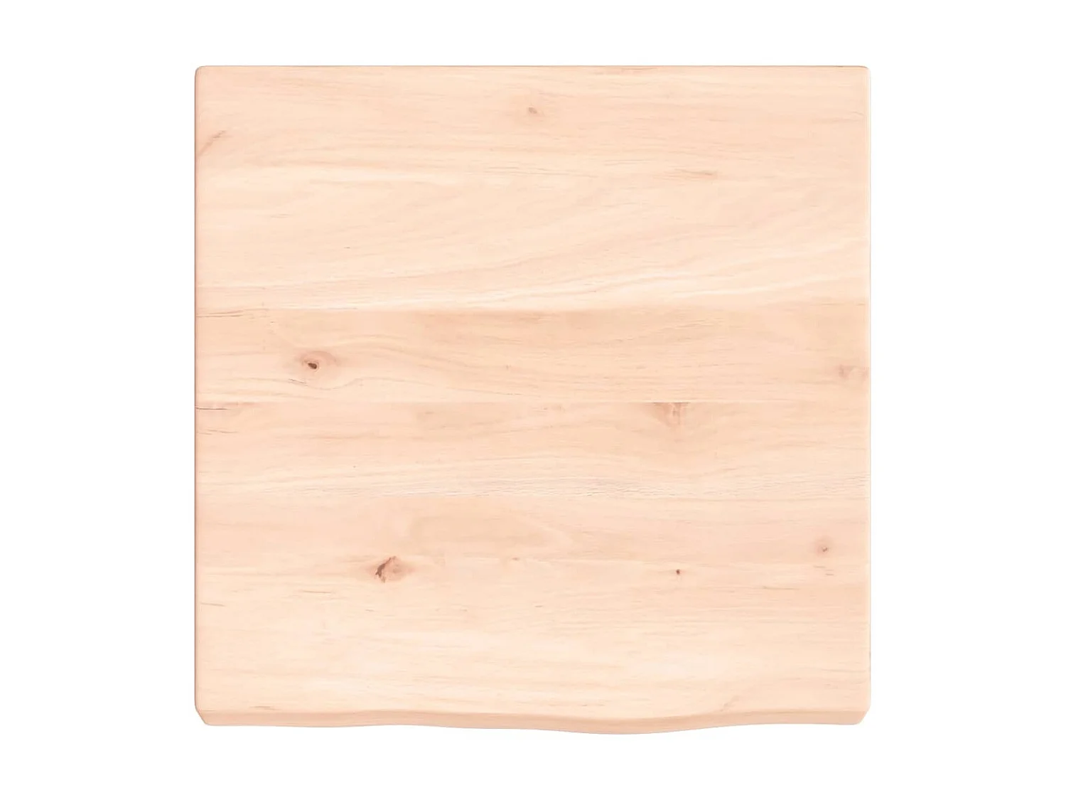Étagère murale 40x40x(2-4)cm bois de chêne massif non traité OFR25219 BonneVie Meuble