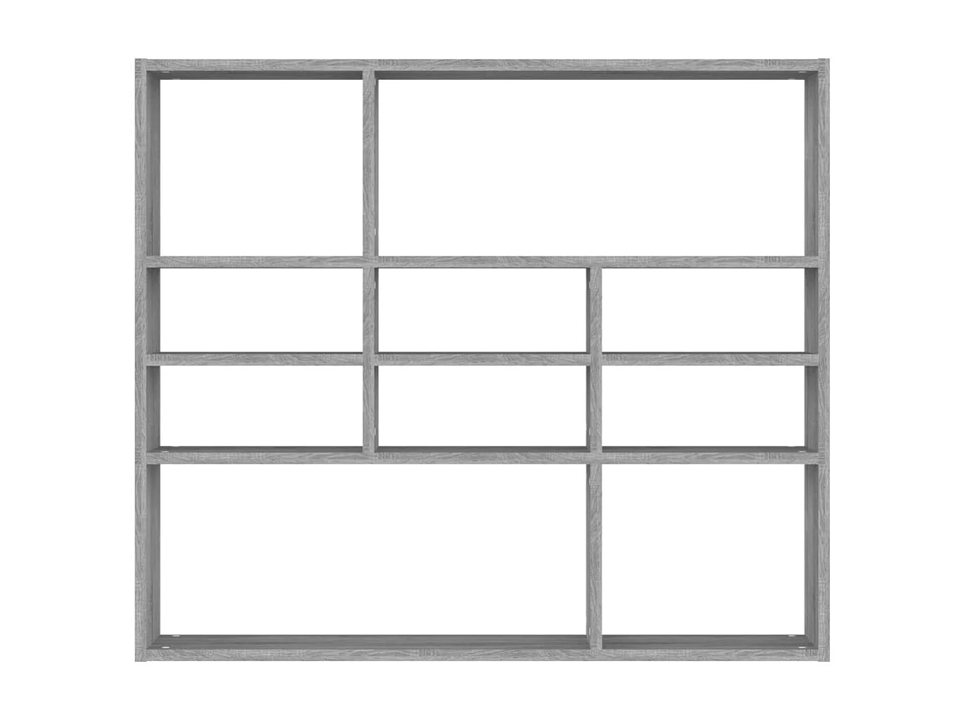 Étagère murale Sonoma gris 90x16x78 cm Bois ingénierie OFR55921 BonneVie Meuble