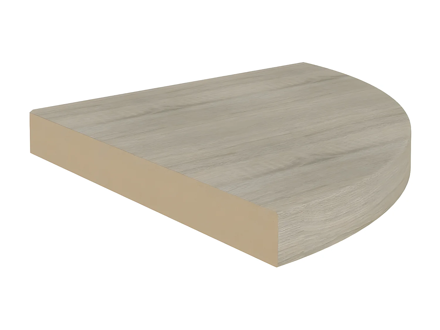 Estantes de pared de esquina 4 uds MDF roble 35x35x3,8 cm ES41254