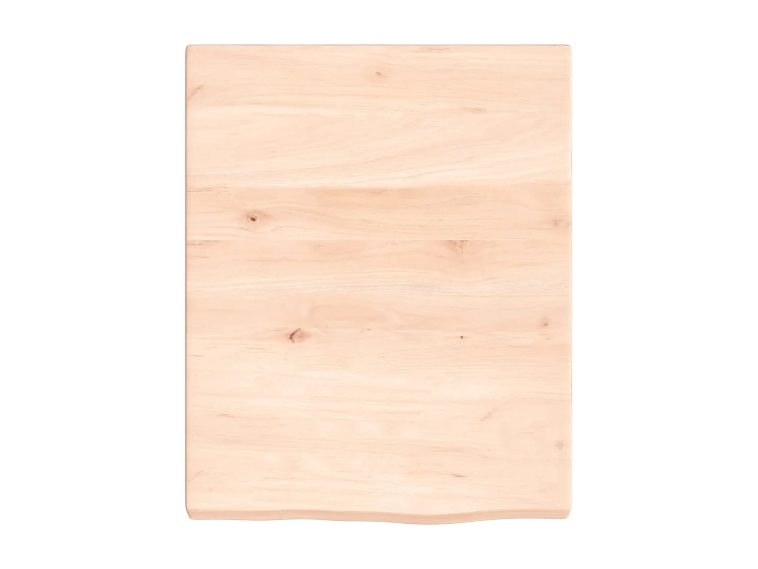 Étagère murale 40x50x(2-4)cm bois de chêne massif non traité OFR91926 BonneVie Meuble