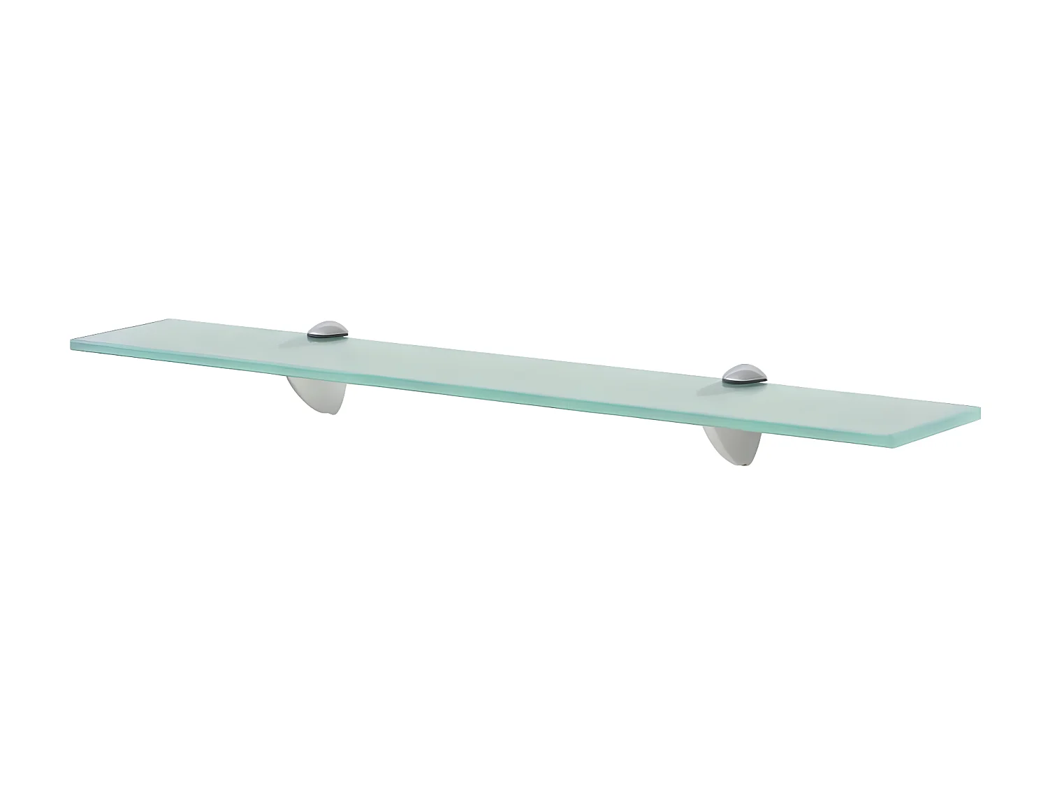 Prateleiras flutuantes 2 pcs vidro 60x10 cm 8 mm PT204788