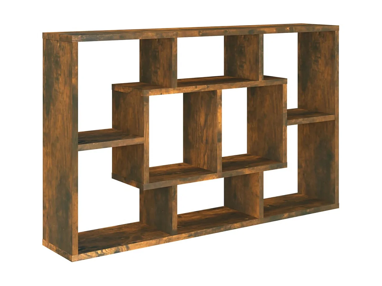 Étagère murale Chêne fumé 85x16x52,5 cm Bois d'ingénierie SDD45585 BonneVie Meuble