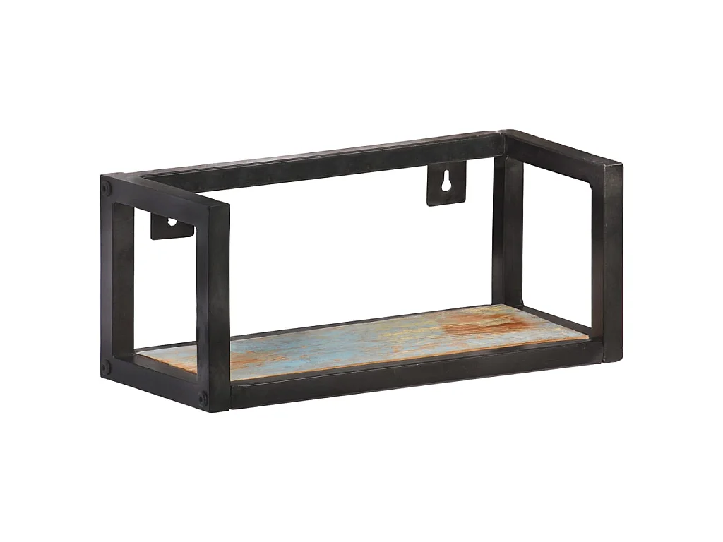 Prateleiras de parede 2 pcs 40 cm madeira recuperada maciça PT286269