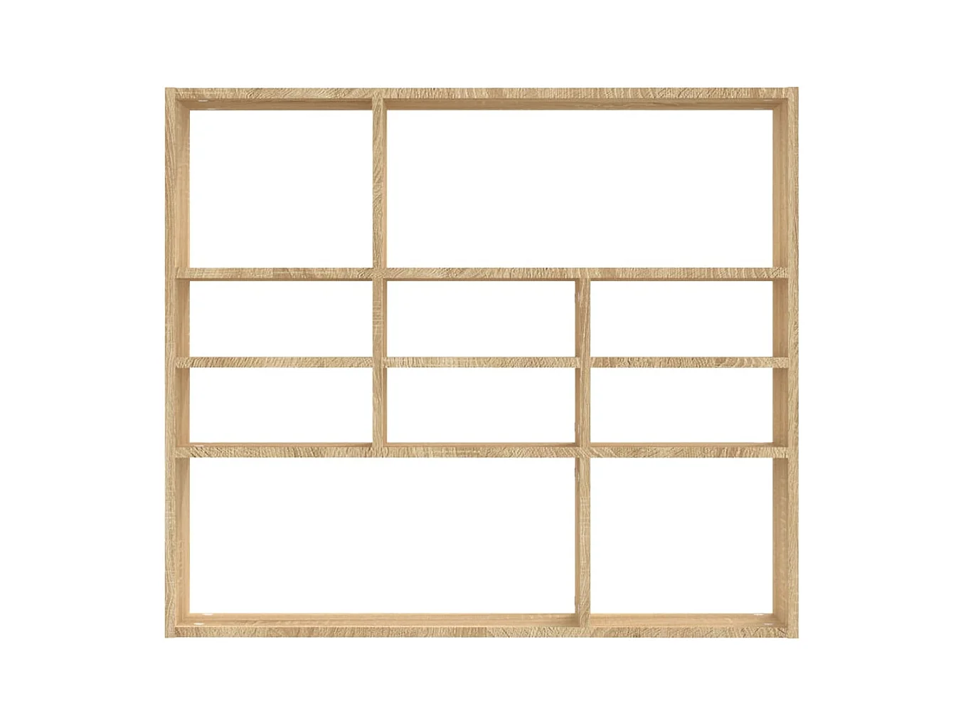 Estante de parede 90x16x78 cm contraplacado carvalho sonoma PT973340