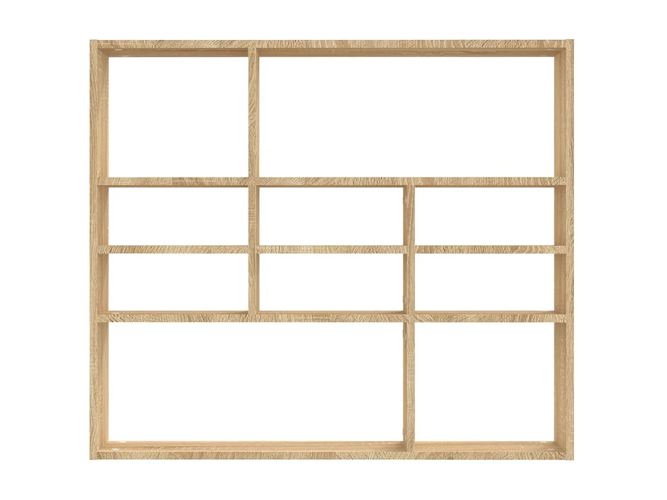 Estante de parede 90x16x78 cm contraplacado carvalho sonoma PT973340