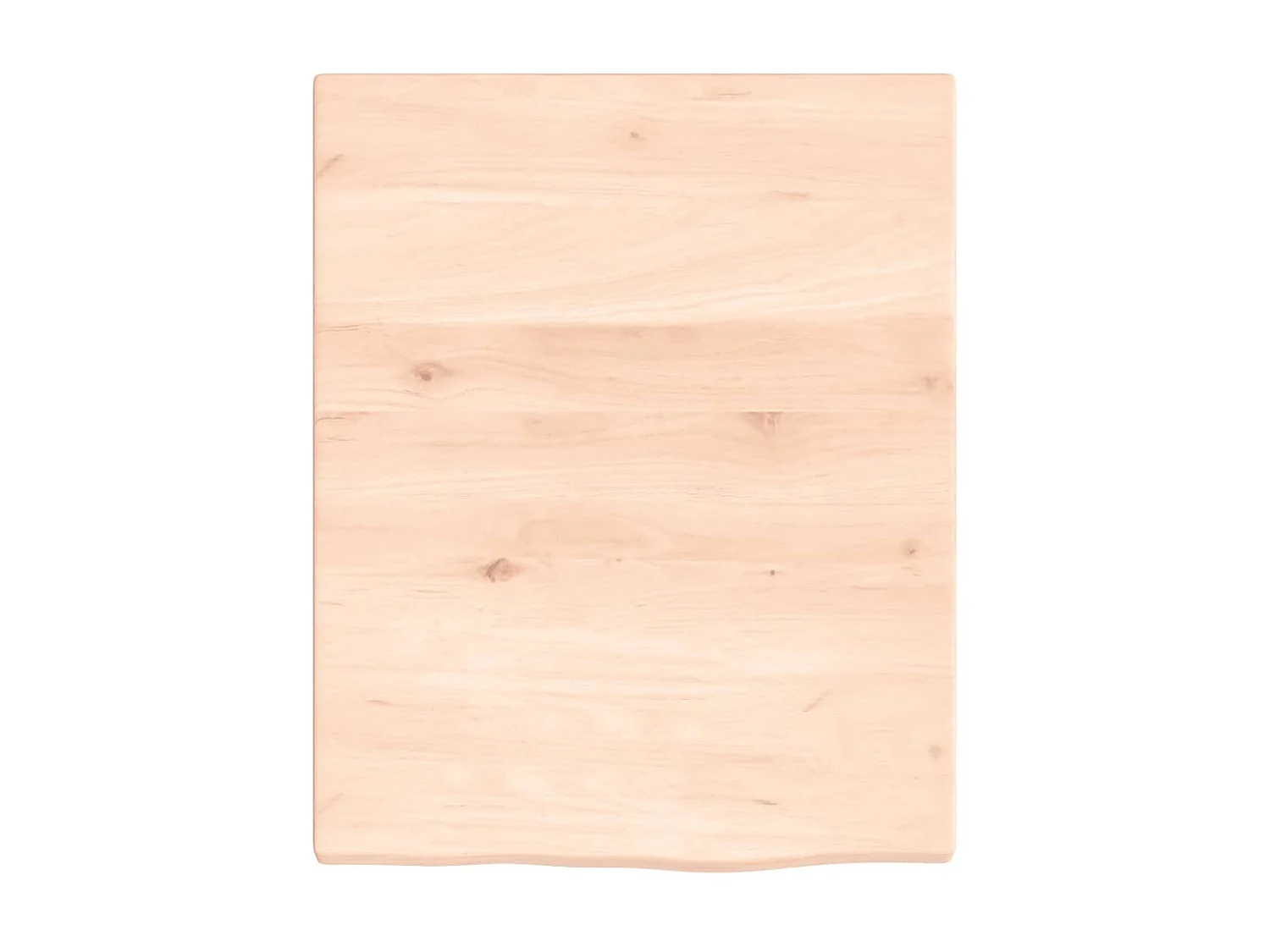 Étagère murale 40x50x2 cm bois de chêne massif non traité OFR82109 BonneVie Meuble