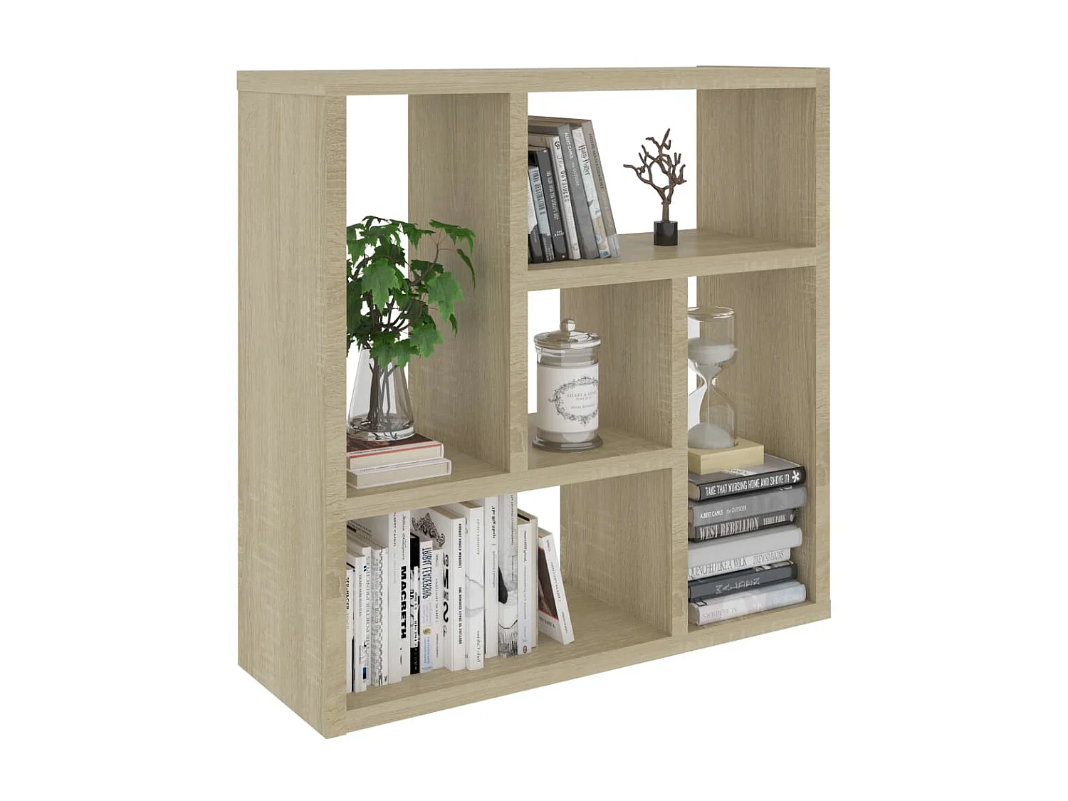 Étagère murale Chêne sonoma 45,1x16x45,1 cm Aggloméré OFR46983 BonneVie Meuble